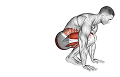 Squat Thrust exercise demonstration for Plyometrics, Body weight