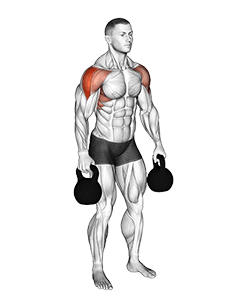 Kettlebell Lateral Raise exercise demonstration
