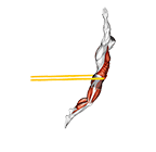 Resistance Band Long Jump exercise demonstration for Plyometrics, Resistance Band