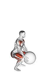 Medicine Ball Squat Jump exercise demonstration