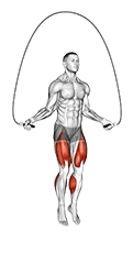 Double Under Jump Rope exercise demonstration for Cardio, Body weight