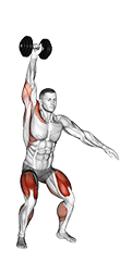 Dumbbell One Arm Snatch exercise demonstration