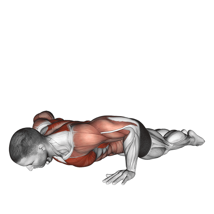 Bodyweight Kneeling Push-up Row exercise demonstration