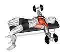 Dumbbell Flat Around the World exercise demonstration