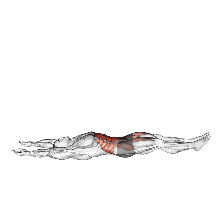 V-up Double Crunch exercise demonstration for Waist, Body weight