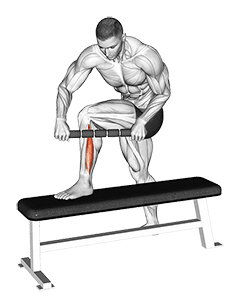 Tiger Tail Peroneal exercise demonstration for Calves, Body weight