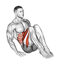 Reverse Crunch Kick exercise demonstration for Waist, Body weight