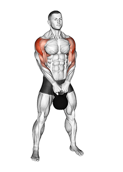 Kettlebell Upright Row exercise demonstration
