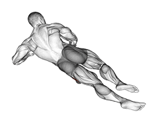 Roll Ball Lateral Vastus exercise demonstration for Thighs, Rollball