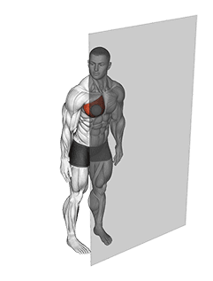 Roll Ball Pectoralis Major - Sternal exercise demonstration