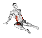 Dynamic 90-90 Hip Twist exercise demonstration