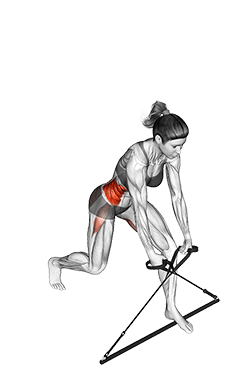 Bar Band Down to Up Twist exercise demonstration
