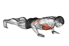 Clock Push-Up demonstration