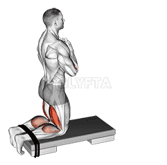Self assisted Inverse Leg Curl demonstration