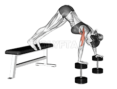 Pike Push-up demonstration