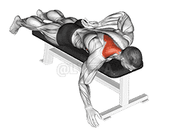 Prone Single Arm Trap Raise demonstration