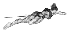 Band Lying Hip External Rotation demonstration