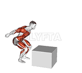 Jump Pistol Squat Box demonstration